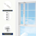 Adjustable AC Window Lock Bar, Small Window Security Bars A. 