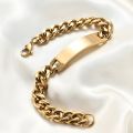 Engraved Name Bracelet Gift For Men-Women-Boys-Girls | Silver | Black | Gold. 