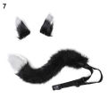 Faux Fox Tail Delicate Animal Cosplay Fox Costume Tail Ear. 
