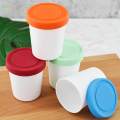 Ice Cream Pint Cup Multifunction Reusable Ice Cream Pints Containers and Lids for Homemade S blue. 