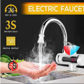 Hot Water Tap Instant Heating Electric Water Heater Faucet, instant electric water heater tap, Electric Water Tap, Water Heater, Digital Display with Shower Head for kitchen and bathroom,. 