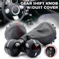 Motor 6 Speed Manual Leather Gear Shift Stick Knob for Mini Cooper F54 F55 F56 F57 F60 (Black). 