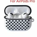 Airpods_Pro Nike Dotted Silicon Case cover with dual layer 360 Protection - Compatibility with earpods pro. 