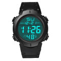 Bindas Collection Army Military  Waterproof Digital Alarm Watch for Men /  with Night Mode Light - Black. 