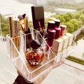 Transparent Acrylic Makeup Organizer Stand and Brush Holder Lipstick Organizer Tray Cosmetic Box Makeup Holder Organizer Stand Box With mirror, Cosmetic Storage Box Drawer. 
