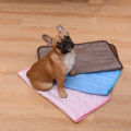 Summer Pet Dog Cat Self Cooling Mat Heat Relief Mesh Bed Sleeping Cushion Pad. 
