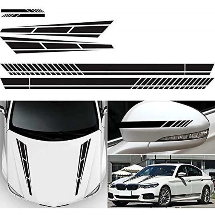 Vinyl Decal Sticker for Car Side Body Hood Cover, Car Stickers, Bonnet and side door stickers