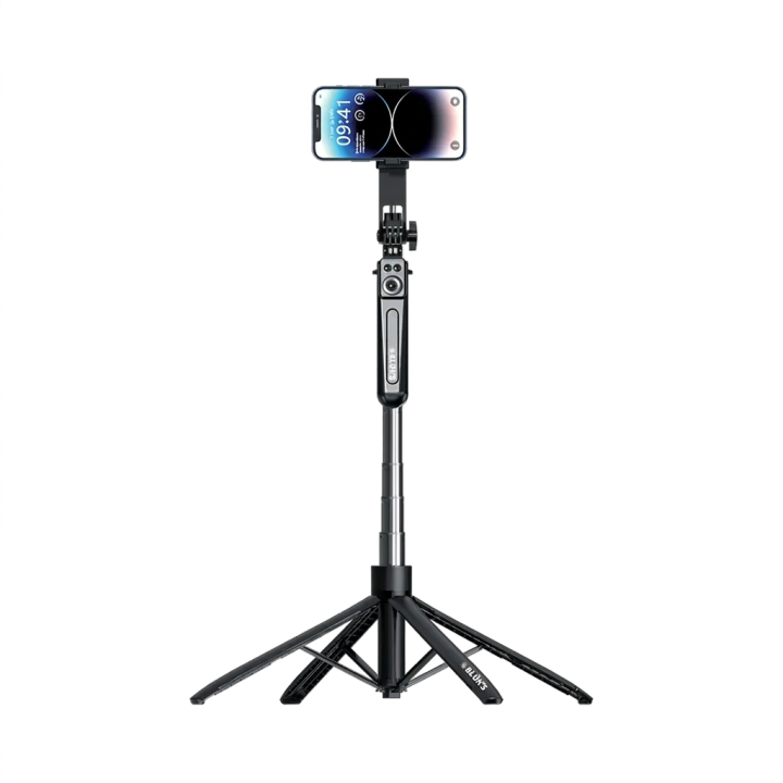 BLUKS%20BX%20327%20%7C%202%20IN%201%20Selfie%20Stick%20And%20Tripod%20Stand%20%7C%20Professional%20Balance%20Handle%20Tripod%20%7C%201900mm%20Multifunctional%20Stand%20-%20Image%202