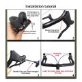 Bicycle Brake Lever Mountain Bike Handlebar Brake Lever-Black. 