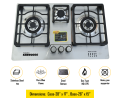 Kitchen Kenwood 3 Burner Stove With Stainless Steel Top And Auto Ignition System(Both Natural Gas And LPG Models Available). 