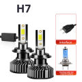 1 Pair CSP Car LED Headlight Bulbs H4 H7 H8 H10 9012 H11 9005 HB3 9006 HB4. 