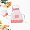 Newborn Baby Chef Costume Apron Chef Hat Baby Chef Outfit for Photography Boy L. 