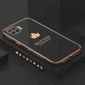 Luxary 6D Leaves Plating mobile Phone back cover Case For OPPO F17 PRO. 