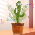 Talking Cactus Toy | Dancing & Singing Plush Cactus with Music, Voice Recording & Interactive Play | Electronic Twisting Cactus Doll for Kids | Fun, Educational & Adorable Home Decoration Gift. 