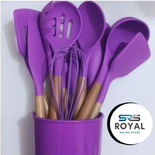12Pcs%20Food%20Grade%20Safety%20Silicone%20Utensils%20with%20Wooden%20Handles,%20Heat%20Resistant%20Kitchen%20Tools%20Set,%20Used%20with%20Non-Stick%20Cookware%20-%20Image%205