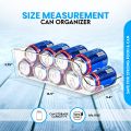 Fast Forward Soda Can Dispenser For Refrigerator - Soda Can Organizer For Refrigerator - Clear Can Organizer For Pantry, Refrigerator, Freezer & Fridge Organizers and Storage Clear. 