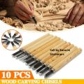 10pcs set Wood Carving Tool Set for Artists. 