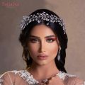 TOPQUEEN HP410 Bridal Headband Wedding Crowns And Tiara Bride Hair Accessories Diamond Headpiece Elegant Rhinestones Headwear. 