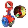 Spider Electric Balance Car Spider Man With 360 Degree Rotation With 3D Coll Dynamic Lights And Music Nice Toy For Kids Battery Operated Toy Gift for Kids Toy for kids. 
