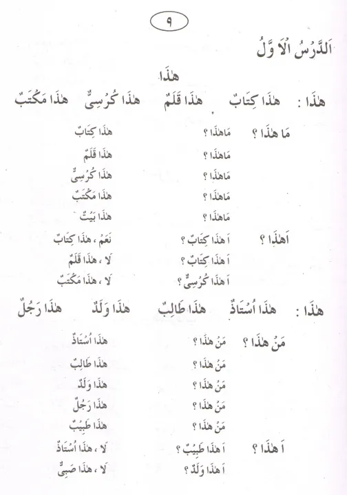 Taaleem ul Lughat il Arabia, Part 1 | تعلیم الغت العربیہ، حصہ اول ...