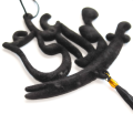 Mola Ali Car Hanging – Velvet Coated Islamic Rearview Mirror Decoration. 