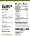 Almond Flour by Kate Naturals. Blanched, Gluten Free & Non-GMO. Keto, Vegan & Paleo Friendly. Perfect for Baking, Pizzas & Pancakes. 100% from California Almonds 250gm. 