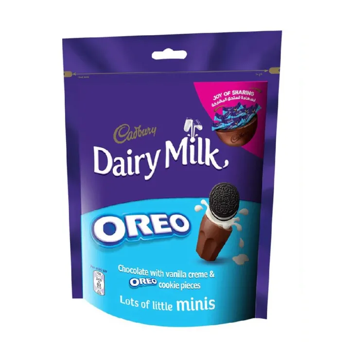 CADBURY DAIRY MILK CHOCOLATE OREO MINIS POUCH 188.5 GM (𝐢𝐦𝐩𝐨𝐫𝐭𝐞𝐝 ...