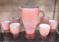 Acrylic Milky Water Set- Tableware Sets Includes 6 Glass And 1 Acrylic Water Jug 7 Pcs Set/ JUG SET / Acrylic Glass. 