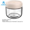 GOIKEA Sealed Jar with Wide Mouth Stackable Glass Sealing Jars with Leak-proof Lid for Home Supplies Moisture-proof Wide Mouth Design Leak-proof Storage Jar with Groove Design. 