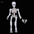 Dollhouse Miniature Shelf Decor 8.7cm Skeleton Doll Mini Action Figures Toy. 