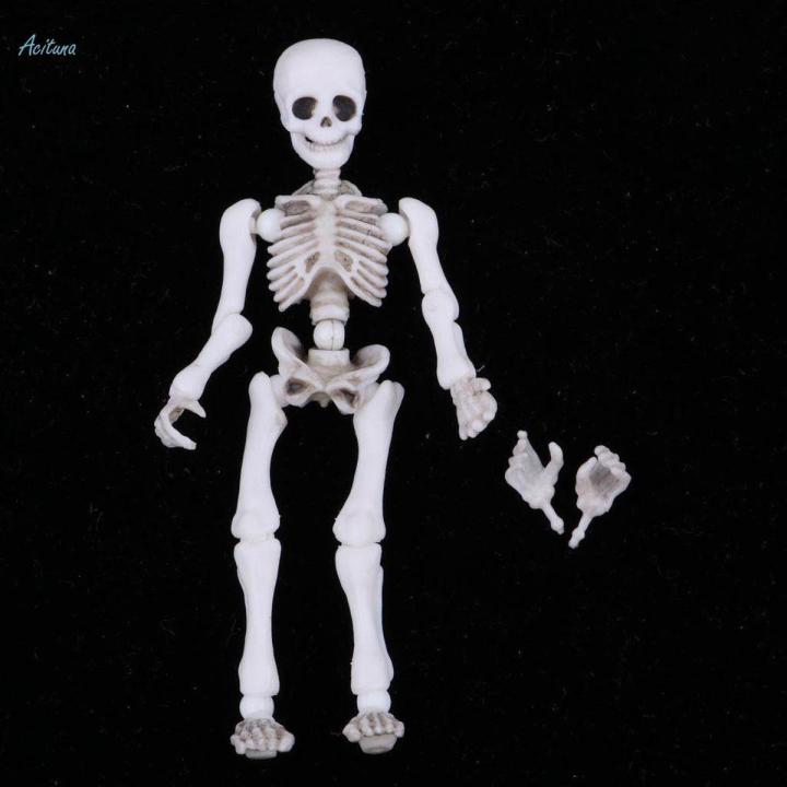Dollhouse Miniature Shelf Decor 8.7cm Skeleton Doll Mini Action Figures Toy