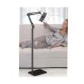 Universal Height Adjustable Floor Tablet Stand With Swivel Boom Arm Overhead Mount For Phone & Tablet. 
