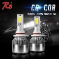 C6 Led Headlight Bulbs For Any Car And Bike H11 36W / 3800LM. 