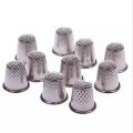 3pcs Silver Color Sewing Thimbles Metal Finger Protector Tools DIY Craft Accessories 19x18mm(3/4"x3/4") KS. 