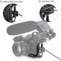 SMALLRIG Lightweight L-Bracket for Panasonic_Lumix G9, Built-in Quick Release Tripod L Plate with Slide Second Handle & 1/4 Threaded Holes - 2191. 