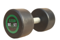 (Single Dumbbell Select Quantity 2 for pair) Rubber  Dumbbell Fitness Home Gym Home Exercise Dumbbell. 
