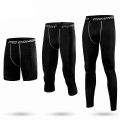 Sports Tights Men's Football Basketball Base Training High Elastic Sports Trousers Running Fitness Pants Compression Pants Men Men's fitness pants. 