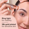 Flawless Facial Hair Remover for Women – Cell Operated, Portable Lipstick Design, Painless Face Hair Trimmer. 