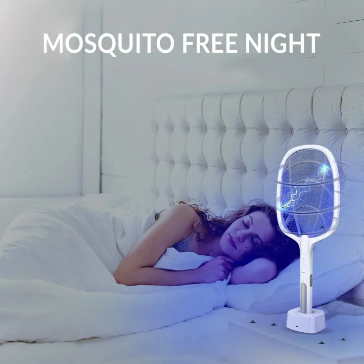 Electric%20Fly%20Swatter,%202-in-1%20Handheld%20Rechargeable%20Bug%20Zapper,%203-Layer%20Touch%20Mesh,%203000%20Volt%20High-Powered%20mosquito%20Killer%20Racket%20for%20Indoor%20and%20Outdoor,%20Original%20agarbatti%20Mosquito%20Killer%20China%20Imported%20pack%20of%2030%20with%20stand%20-%20Image%205