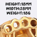 Stainless Steel Man Men Rings Fight Boxing s Creativity Personality for Male Boyfriend Fashion Accessories Jewelry Gift. 