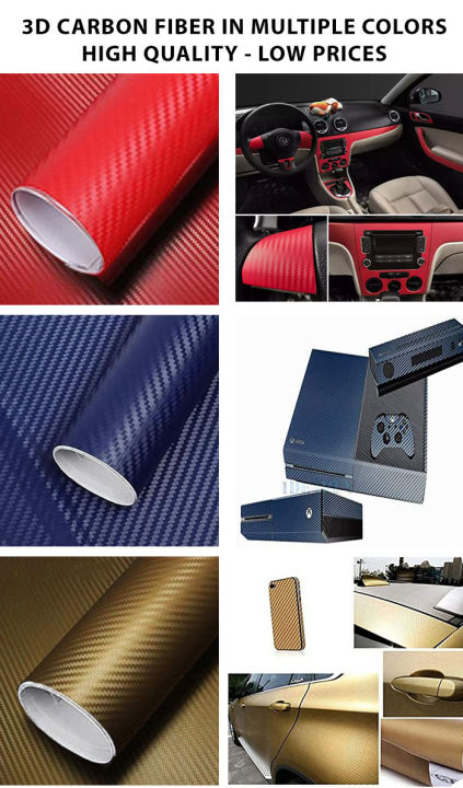 Red, Golden, Blue 3D Carbon Fiber Paper Furniture