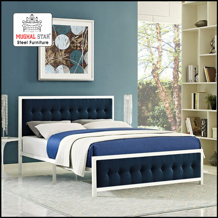AlloyDream Bed Double / Double Bed / Iron Bed / Steel Bed / Mughal Star Steel Furniture