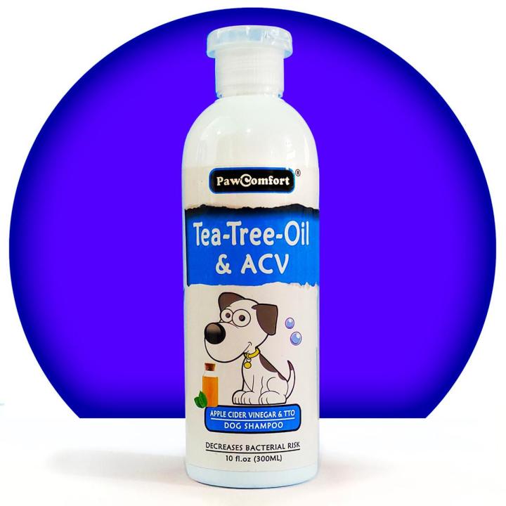 PawComfort Tea-Tree-Oil & AVC (Anti-Bacterial ) Shampoo for dogs - New Packing