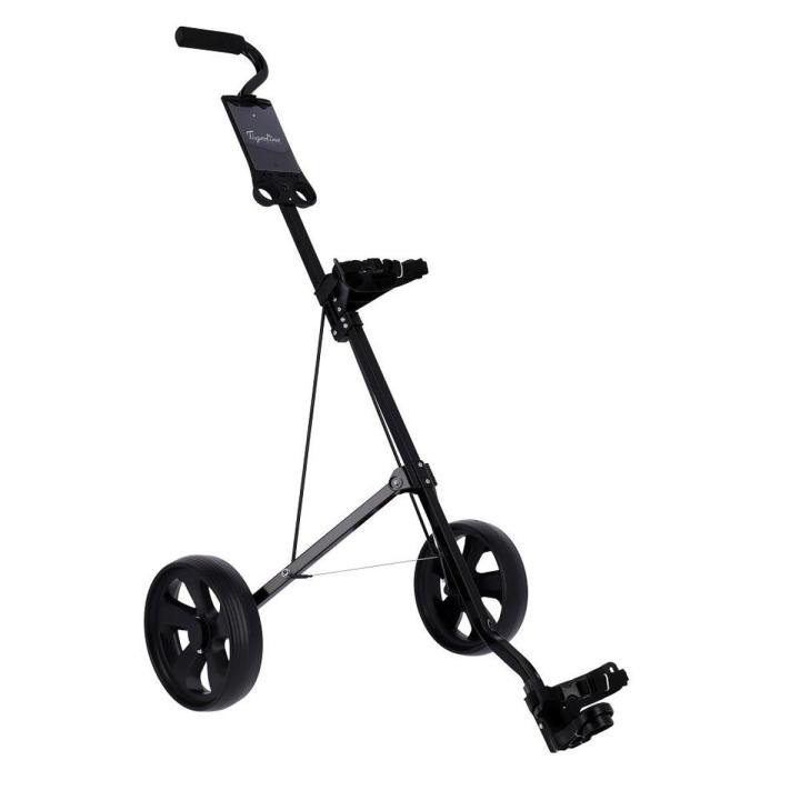 TIGERLINE MICROLITE PULL GOLF CART BLACK