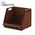 Mini Storage Basket Lettering Design Doll House Storage Basket Model Decor. 