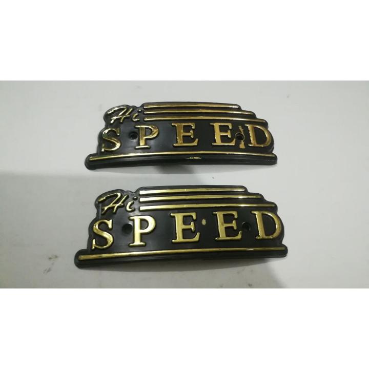 Motorcycle Fuel tank monogram hi speed tenki mono bike use 2 pieces