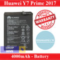 Huawei Y7 Prime 2017 Battery HB406689ECW Replacement Premium Quality 4000mAh Battery For Huawei Y7 Prime 2017. 