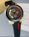 1st copy "Scuderia Ferrari Men's Sports Chronograph -Luxury Racing-Style Multi-Dial Ferrari Watch with Ferrari Logo - Premium Stylish Watch for Men and Boys - Best Affordable Ferrari Watches for Men - Elegant Men's Accessories, Sporty Ferrari Watches fo. 