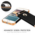 Apple iPhone 5, 5s Case 3 in 1 Hybrid Hard PC Ultra Light Anti-Shock Protective Cover with Electroplate Frame. 