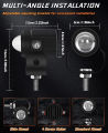2 PCS Mini Driving Light for Motorcycles, Cars, Jeeps - Spot Light LED Bike Light, Night Vision Projector Lenses, Turtle Lights, Fog Light Mini. 